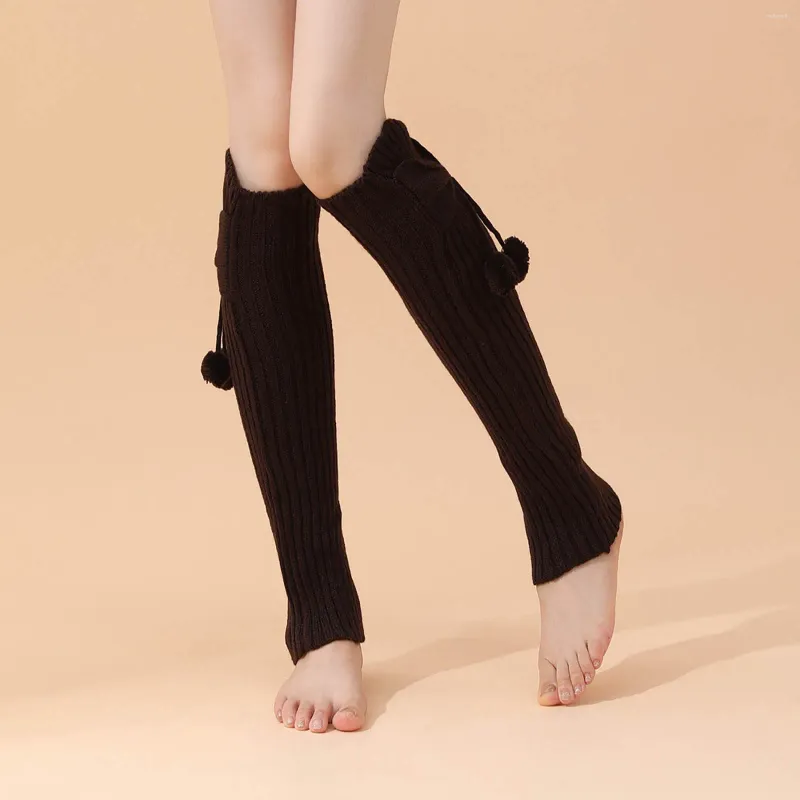 Chaussettes d'hiver tricotées pour femmes, accessoires gothiques longs et moelleux, jambes gothiques, Legging élégant