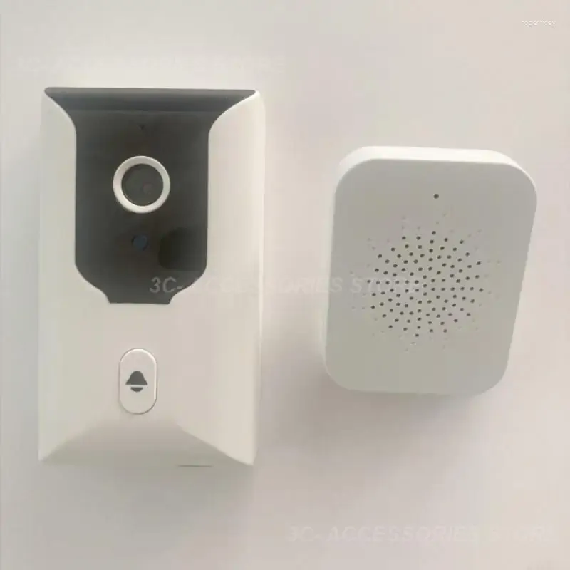 Dörrklockor i realtid Övervakning Säkerhetsdörrdörrklockan Tvåvägs Ljud Voice Wireless Intercom Visual Remote Door Hole