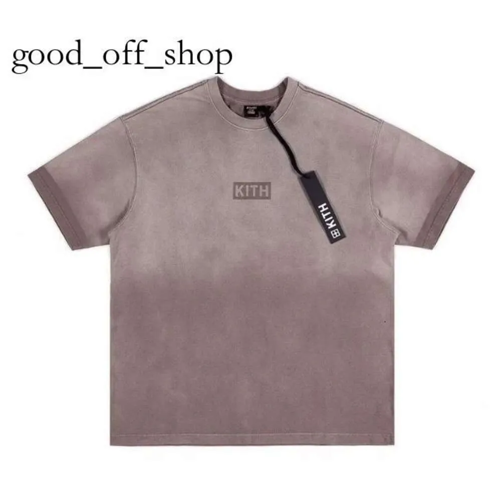 Designer Kith X Ksubi Letter Tee Washed Cotton Crop Streetwear Quality T-shirt T Skjortor Grafik för män Vintage Mens Clothing Oversize 29