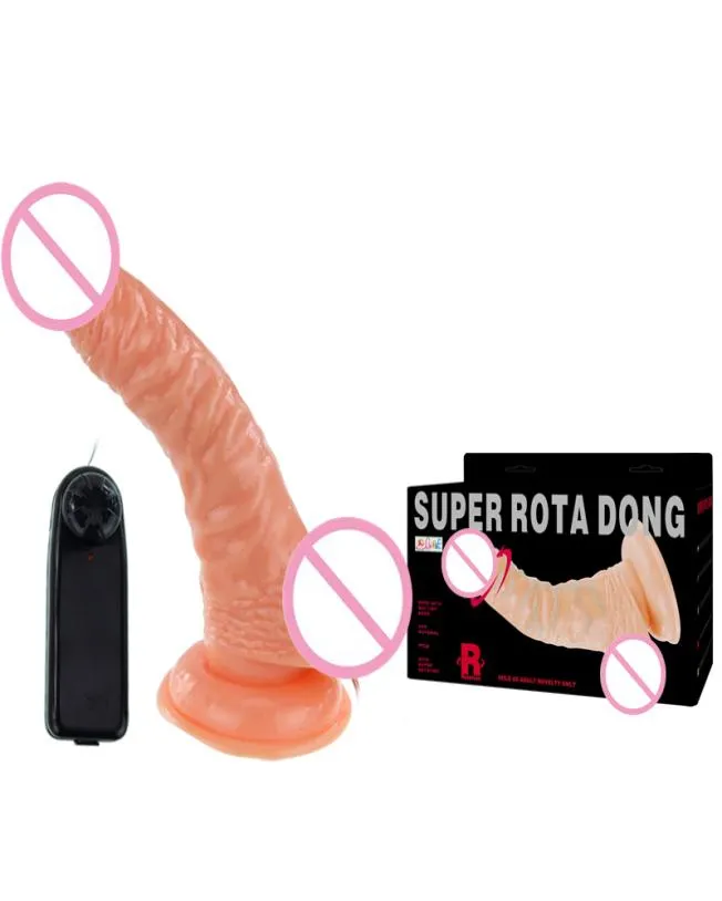 Baile Vibraton realistiska dildos vattentät flexibel penis med texturerad axel och stark sugskopp sexleksak för kvinnor Q17112435448722