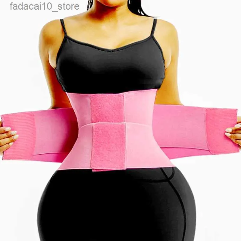 Taillen-Bauch-Shaper AfruliA Hot Body Modeling Gürtel Taillen-Bauch-Trimmer-Hülle Workout Gewichtsverlust Gurt Korsett Taille Cincher Wrap Shapewear Q240110