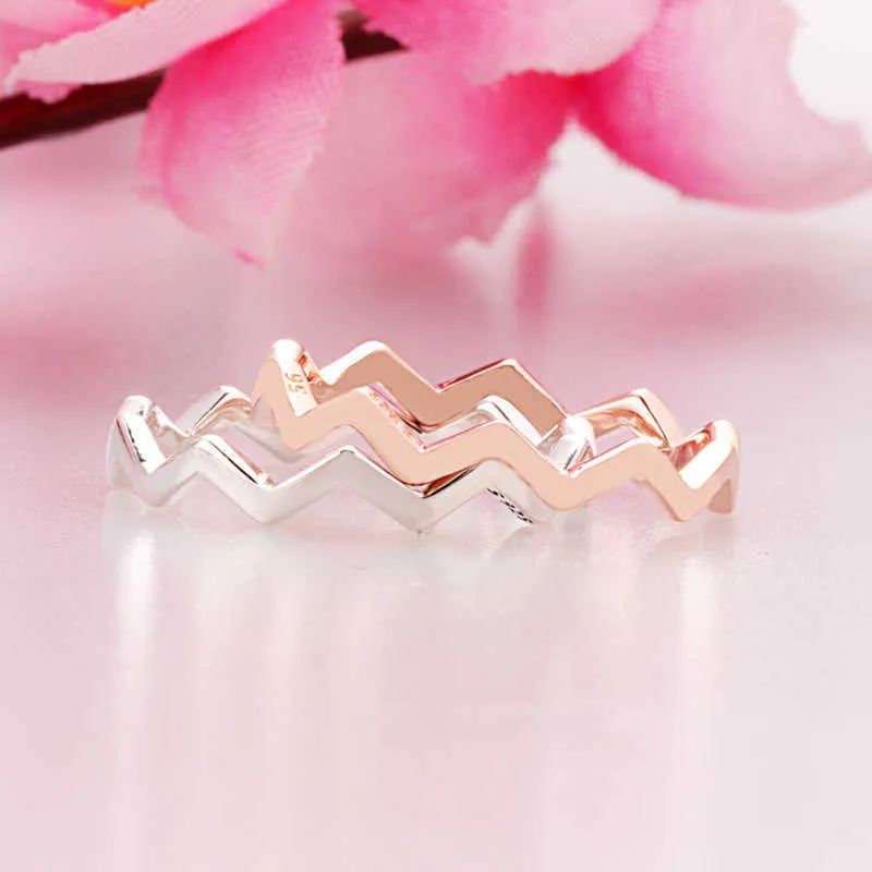 2024 Designer Pandoraring Dora's Band Ringen Zhaolai Yuan love S925 Puur zilver Eenvoudige gelaagde ring Modieuze en frisse stijl