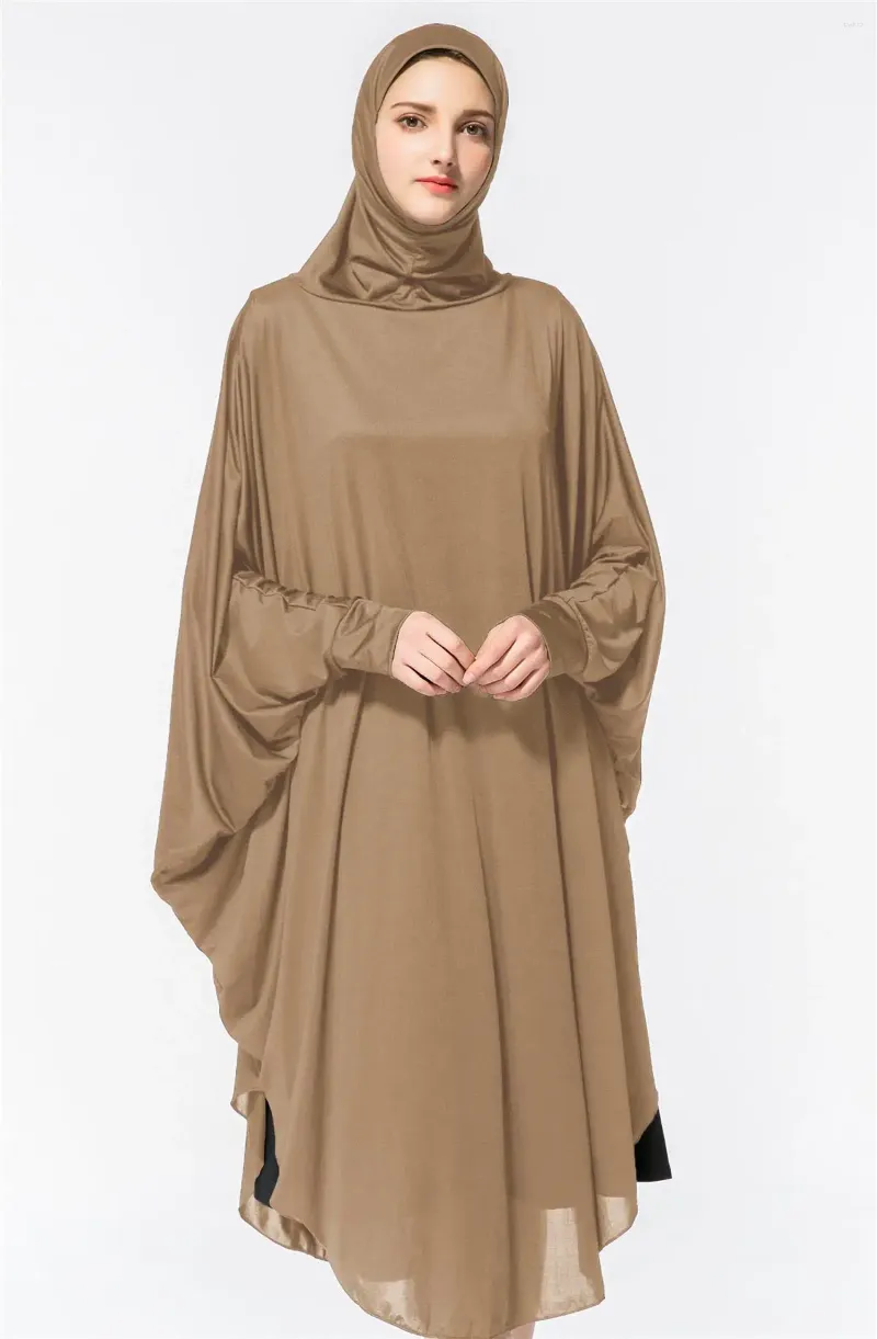 民族服の祈りの祈りの衣服abayaムスリム長いkhiamr女性オーバーヘッドヒジャーブドレスラマダンEidイスラムburqa niqab modestアラブローブ
