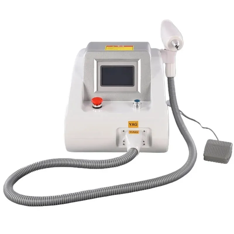 Q-switched nd yag laser skönhetsmaskin tatuering avlägsnande hud blekning ärr akne behandling fräkn pigment spot ta bort med 1064 nm 532nm 1320n