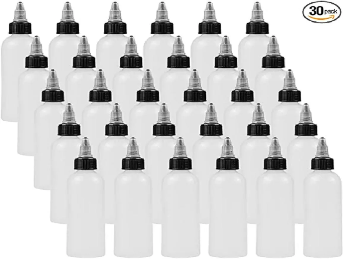 1 adet plastik dağıtım şişeleri laboratuar Bozlu şişeler boston yuvarlak ldpe üst kaps ile sıkma120ml7482602