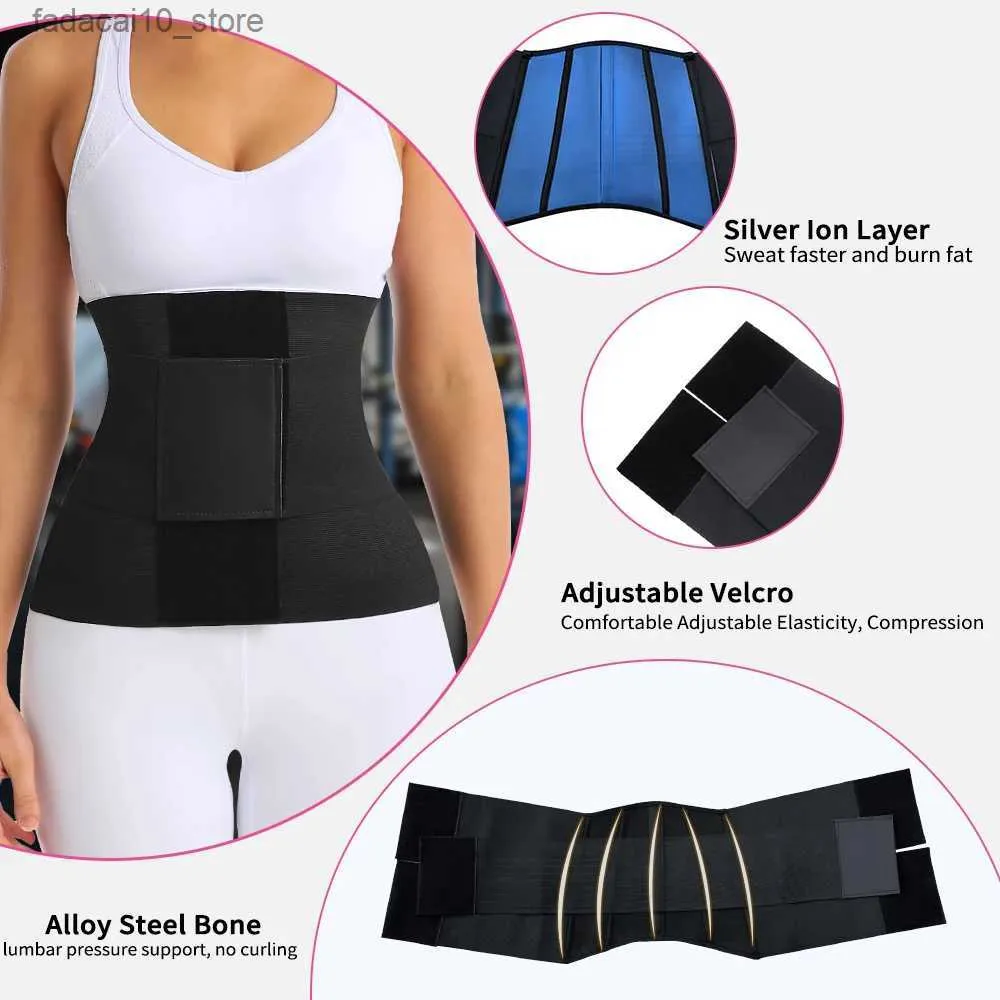 Neoprene double adjustable Velcro corset for fast weight loss