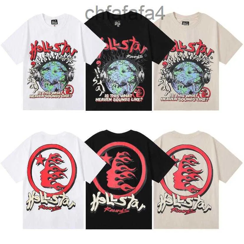 Atacado Camisetas Mens Camisetas Hellstar Camisa para Homens Mulheres Moda Tshirt Preto Branco Gráfico Tee Roupas Roupas Hipster Lavado Tecido Street GHC4