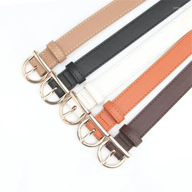 Hair Accessories Pu Material Belt Not Easy To Fade Womens Belts Lock Catch Double Loop Waistband Comfortable And Breathable Alloy