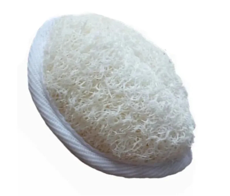 10cm Round Shaped Natural Loofah Pad Exfoliating Face Sponge Remove the Dead Skin Spa Massage Powerful Cleansing Luffa