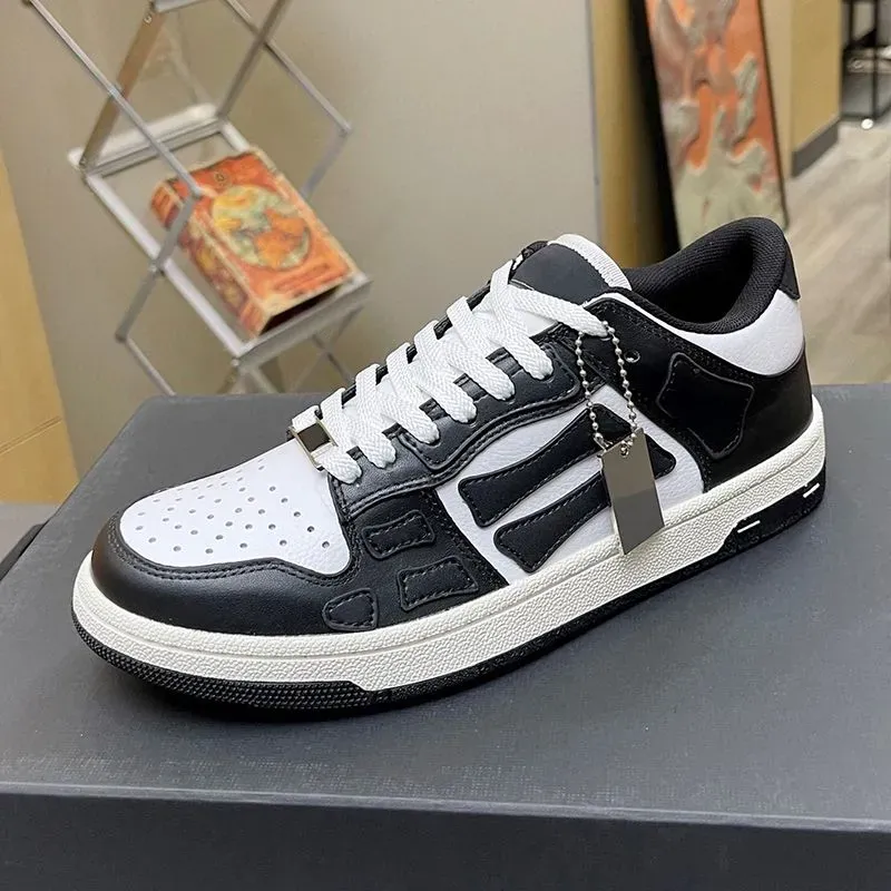Bulk Luxury Real Leather Skel Top Low Amiri Shoes For Men