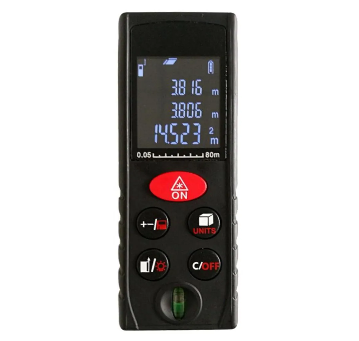 Digital Laser Distance Meter 406080100m Range Finder Level Ruler Area Volume Measure Level Bubble5820753