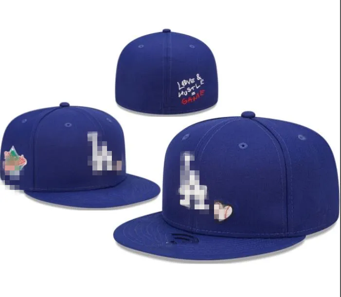 Gorra De Béisbol Dodgers Gorras Cerradas De Hip Hop Gorros Deportivos