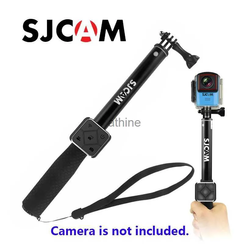 Selfie Monopods SJCAM Perche à selfie en aluminium et télécommande pour SJCM SJ6 LEGEND M20 SJ7 Star SJ8 Series WiFi Action Cam Sport Camera YQ240110