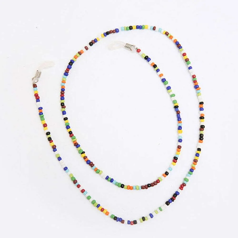 Colorful Beaded Eyeglass Chain Glasses Strap Cords Sunglasses Chains and Straps Eyewear Holder for Women random Color