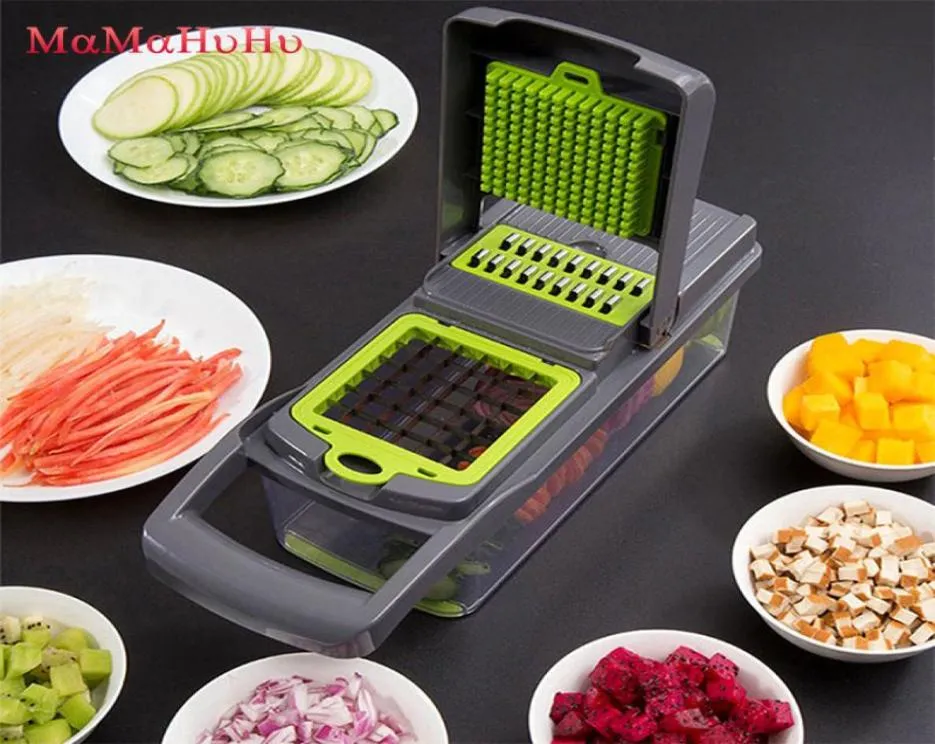 Vegetable Slicer Cutter Onion Chopper Vegetable Chopper Dicers for Garlic Cabbage Carrot Potato Tomato Fruit Salad Peeler Carrot G6173720