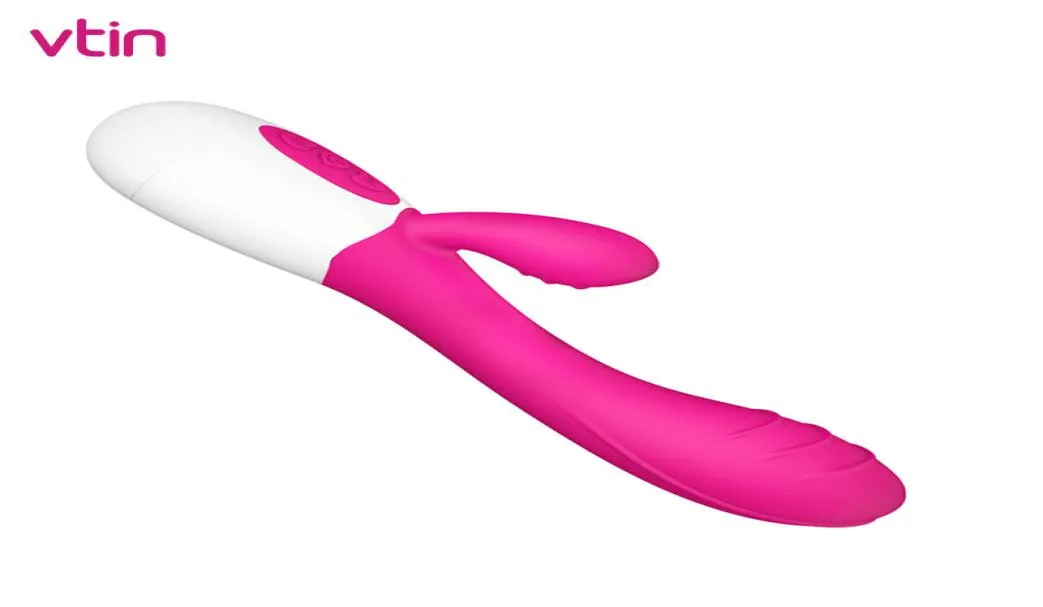 Vibrador coelho vtin para mulheres, ponto g, brinquedo sexual, 30 velocidades, à prova d'água, erótico, clitóris, masturbador feminino, produtos sexuais adultos 20112303691