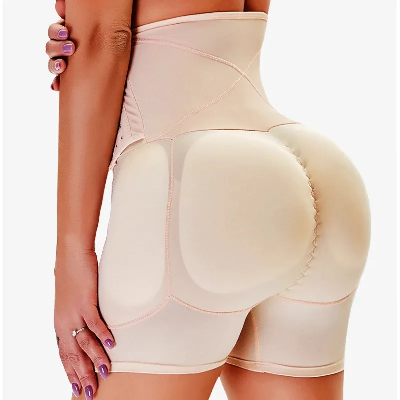 Sexig Big Ass Hip Enhancer Padded Fake Butt Lifter Body Shaper med krokar Hög midjetränare Slimming Tummy Control Trosies S6XL 240110