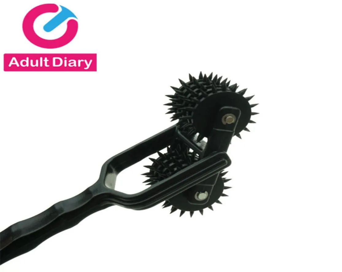 Dubbele Wartenberg Pinwheel Volwassen Erotische Speeltjes Voor Koppels Fetish NipplePenis Stimulator Roller Bdsm Flirt Tool Sex Producten Y14847410