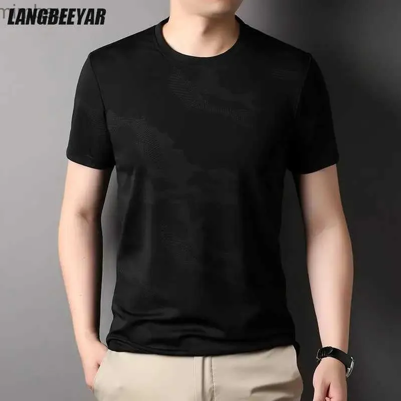 T-shirty męskie najwyższej jakości nowa letnia marka Tops Trendy Fashion Street Tshirt for Men Designer Podstawowe ubrania z krótkim rękawem MenL240110