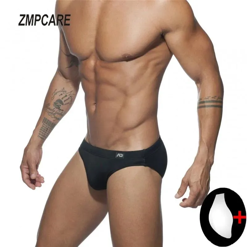 Sépare les hommes maillot de bain maillot de bain slip PushUp Pad Sexy Bikini maillot de bain short de plage maillot de bain maillot de bain pour hommes maillots de bain