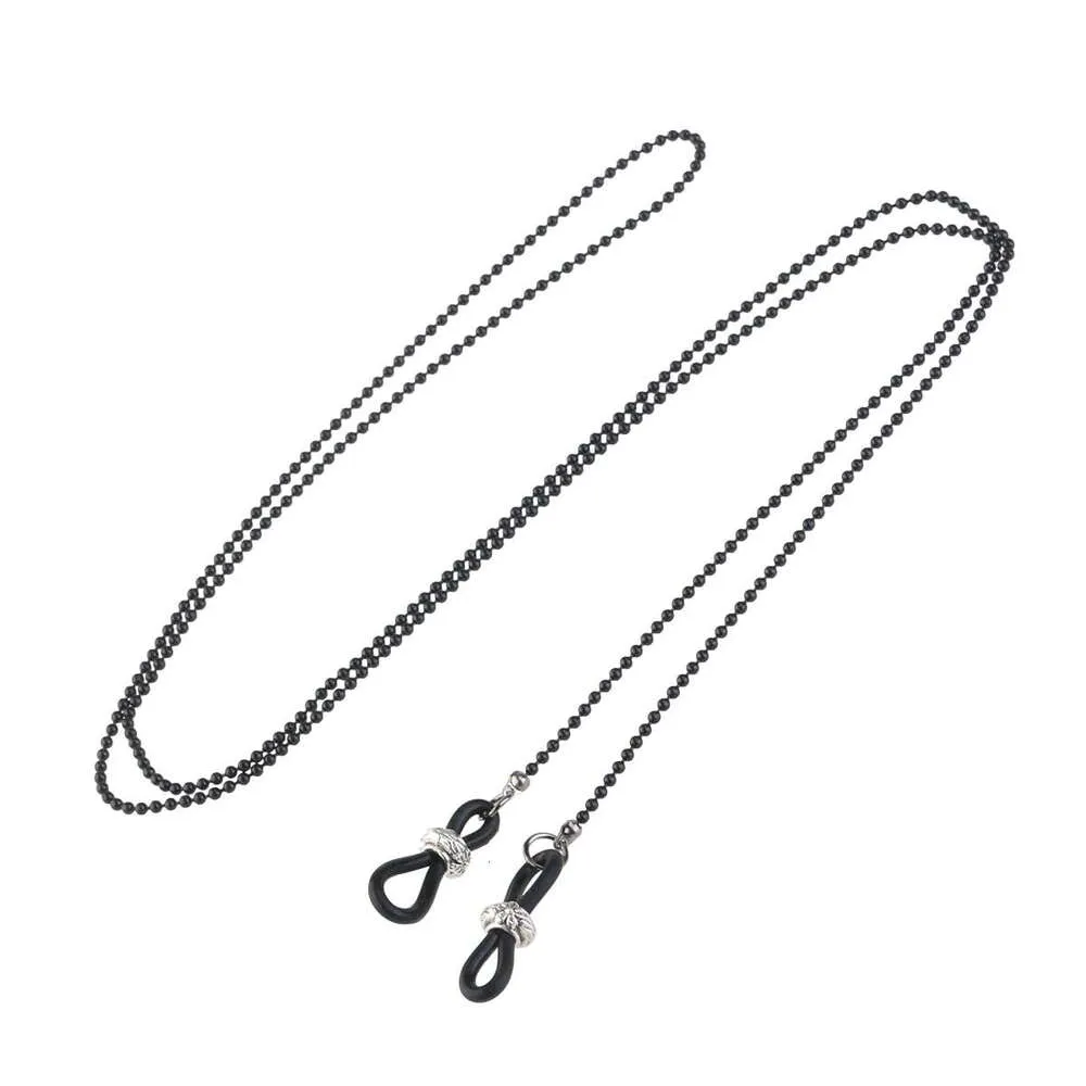 Etereauty Eyeglass Sunglasses Chain Cord Neck Strap Holder Necklace black