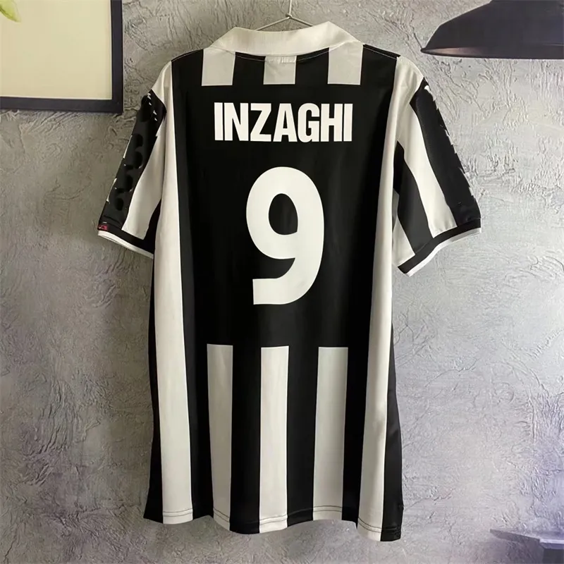 Juventus 2023 24 Del Piero 97 98 Home Away Jersey Inzaghi Zidane