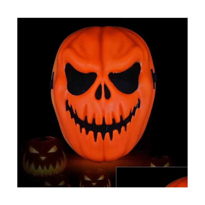 Festmasker 200 stycken/parti halloween pumpkin mask hemsk skl fancy klänning för adt gåva droppleverans hem trädgård fest leveranser dh3f9