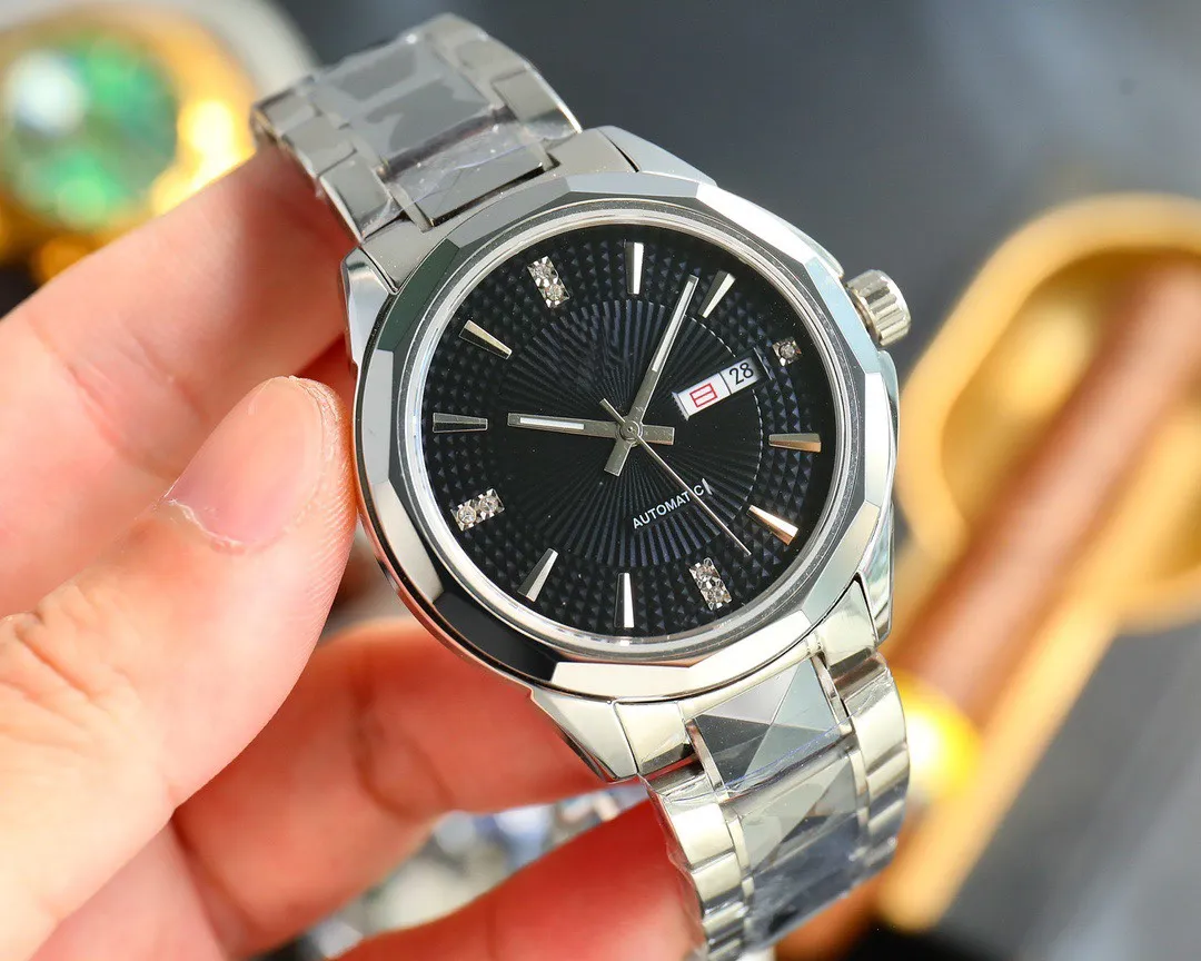Męskie zegarek zegarki na rękę męskie zegarki Męskie zegarki mechaniczne 41 mm 316 STALNE STALOWE PRIP Luksusowy najwyższej jakości