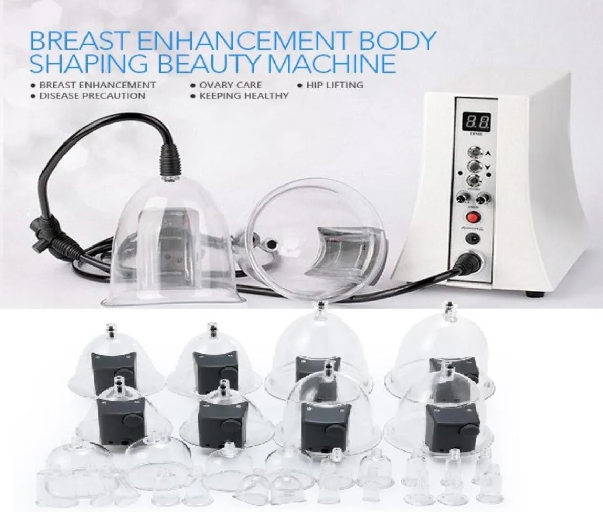 35CUPS Body Slimming Breast enhancement with 4 size vibration cups equipment buttocks enlargement machine vaccum therapy massager 5333245