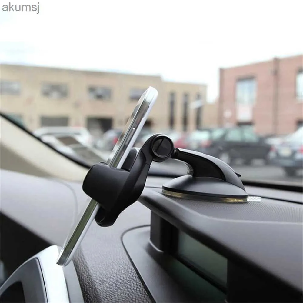 Mobiltelefonfästen Holders Universal Mobile Phone Holder For Phone in Car Holder Windshield Cell Stand Support Smartphone Voiture Suporte Porta Celular YQ240110