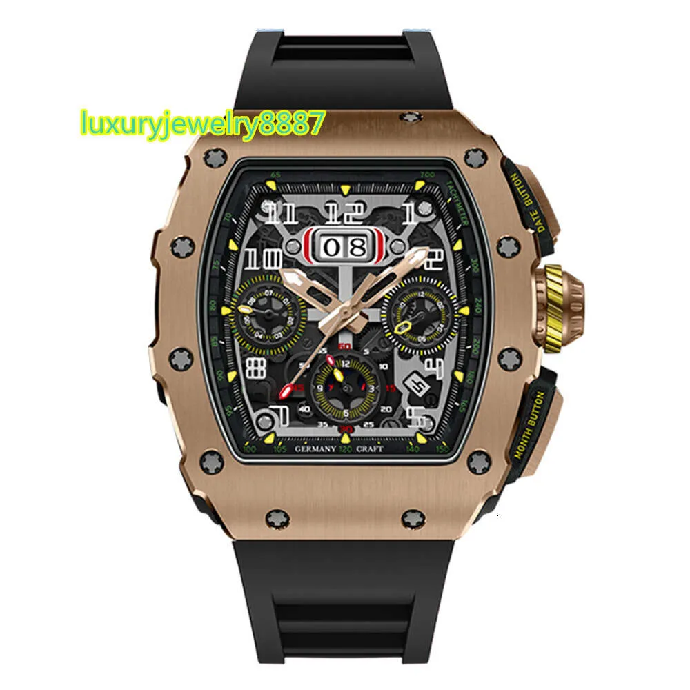 Original Luminous Multilayer Dial Waterproof Male Luxury Mechanical Watch Custom Watches Automatic Chronograph Uhr