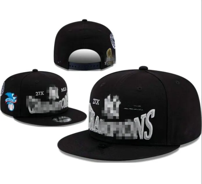 Kogelcaps 2023-24 unisex honkbal yankees cap snapback hoed woord serie kampioenen kleedkamer 9fifty zonnebijf borduurwerk lente zomer pet groothandel beanies