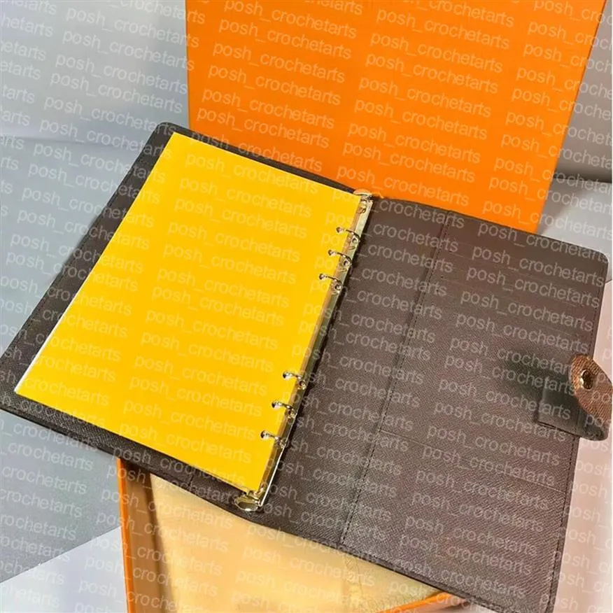 Agenda com porta-cartões, anel grande, capa de agenda com fichário, vendida com caixa, embalagem 283f