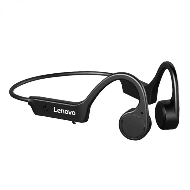 Auricolari 8 Pz / lotto Lenovo X4 Cuffie a conduzione ossea Auricolare Bluetooth senza fili HIFI Stereo Sport Cuffie impermeabili Auricolari da gioco