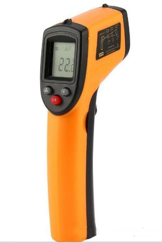 GM320 Digital Thermometr czerwony termometr podczerwieni bezkontaktowy IR Pirometr LCD Miernik temperatury dla branży Home313y7122768