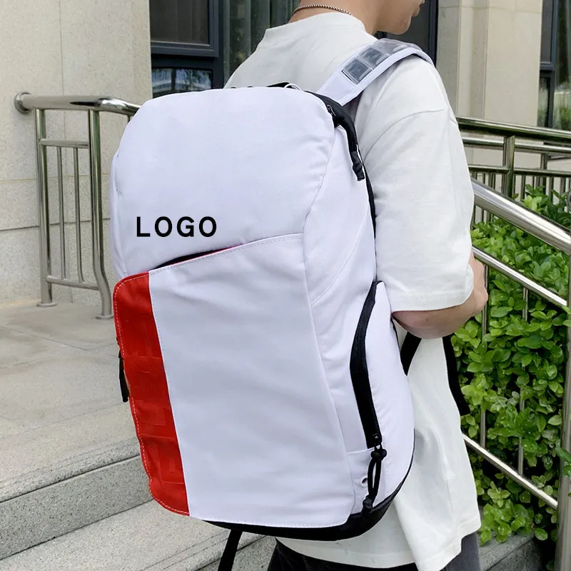 Fashion Simple Men's Backpack Backpack Large Capacity Outdoor Sports Basketball Bag Men's Outdoor Leisure Travel Bags