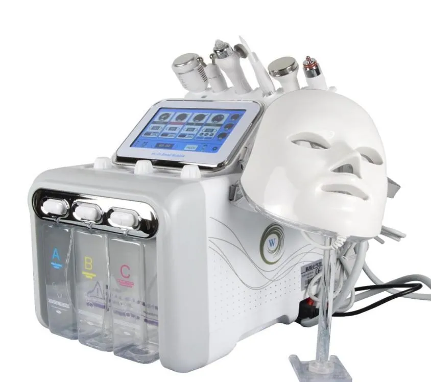 2022 Hydra microdermoabrasão máquina facial Hydrofaci jato de oxigênio casca hidrodermoabrasão máquina facial Hydrafaci portátil led máscara2608514