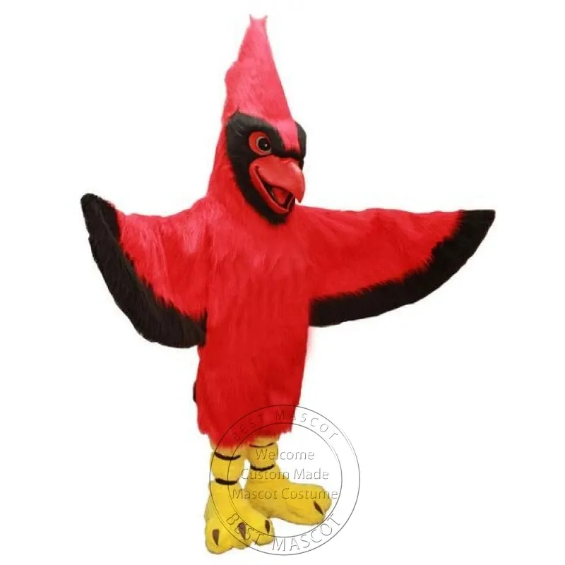 Halloween vendas quentes vermelho cardeal mascote traje para festa personagem dos desenhos animados mascote venda frete grátis suporte personalização