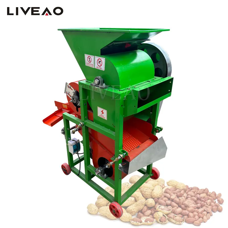 High Peanut Shelling Machine Groundnut Nutshell And Kemels Are Completely Separated