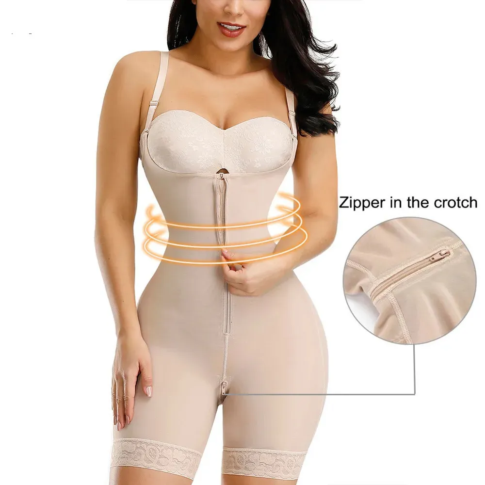 Fajas Colombianas Reductora Butt Lifter Tummy Control Body Shaper Waist Trainer Corset Shapewear Bodysuit Slimming Slimming Doundwear 240109