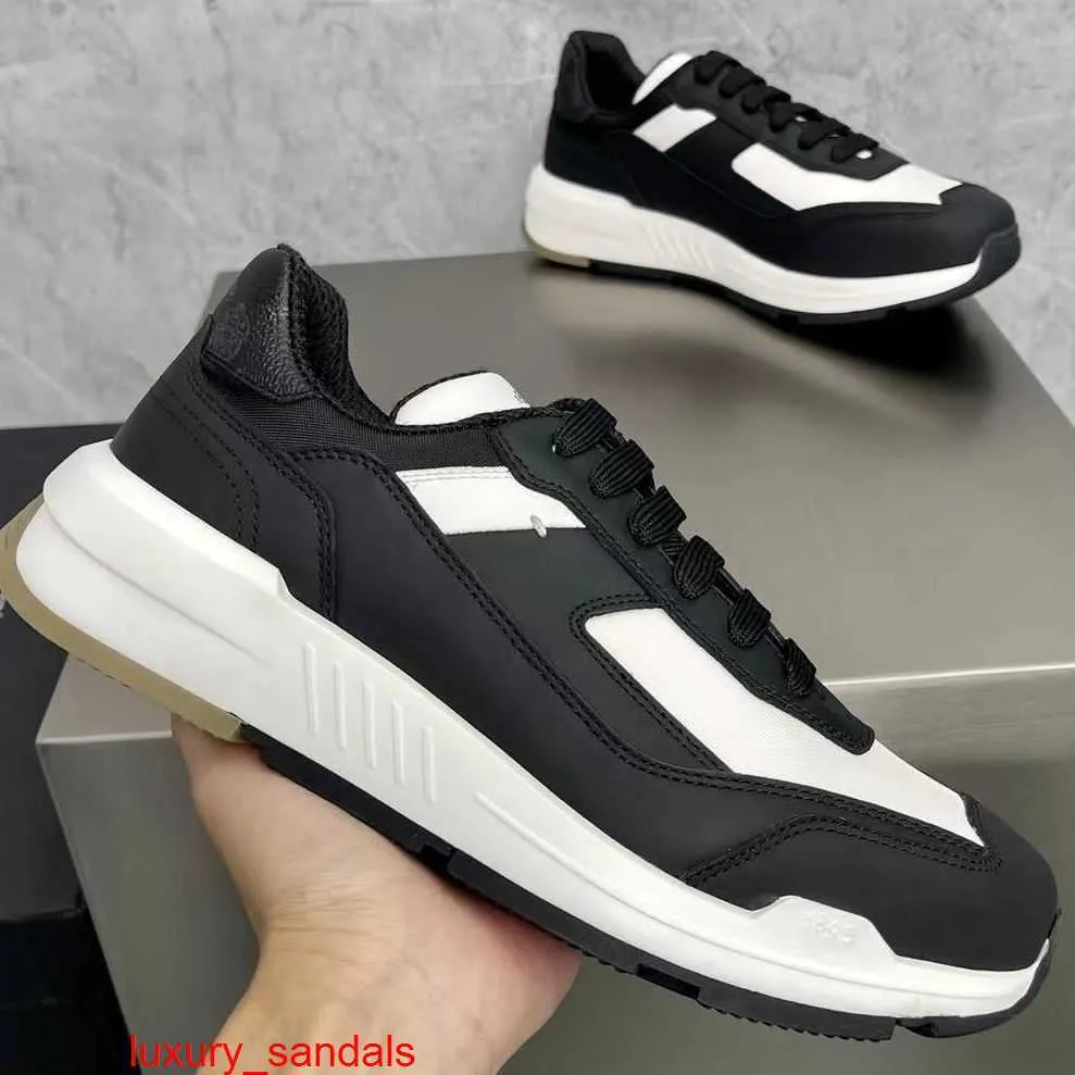 Playoff tênis de couro berluti sapatos casuais masculinos berluti 1895 primavera novo pulso lona tênis de couro masculino baixo superior rendas até sapatos casuais hbpi