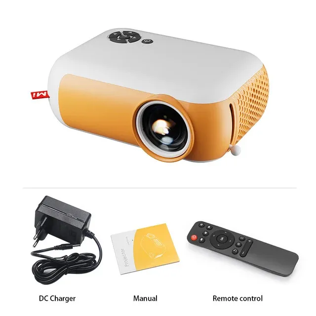 A10 Mini Projector LED Home Theater 3D VideoProjector Media Player Kids Cinema Gift Compatible USB Smart TV BOX 1080P HD Movie 240110