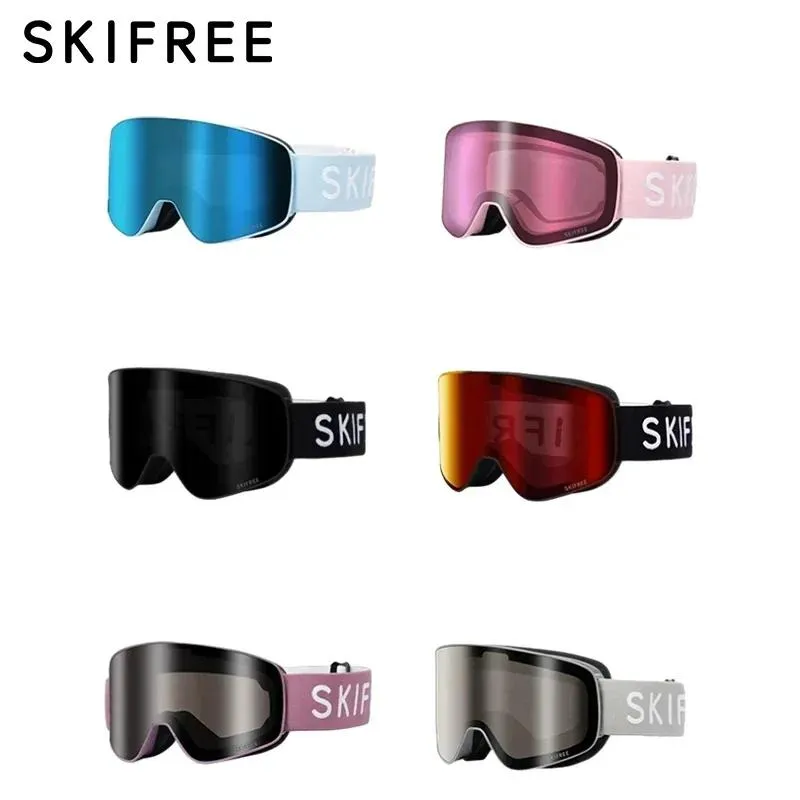 Goggles Skifree Ski Grasses Adult Sports Men Sonwboard Snow Goggles pour enfants Ski Goggles Double planche Professionnel