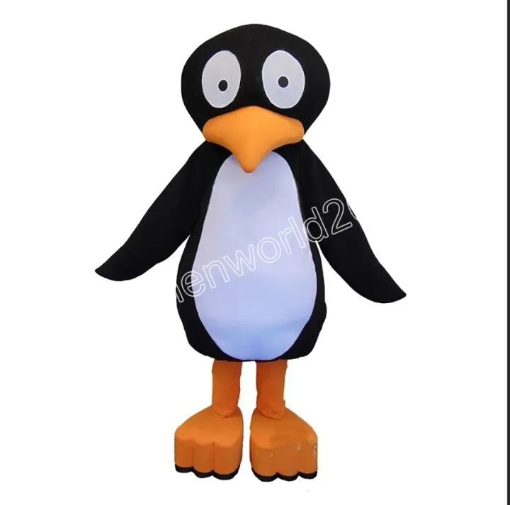 Halloween Penguin Mascot Costume Simulation Cartoon Character Outfits Suit Adults Size Outfit Unisex Birthday Christmas Carnival Fancy Dress