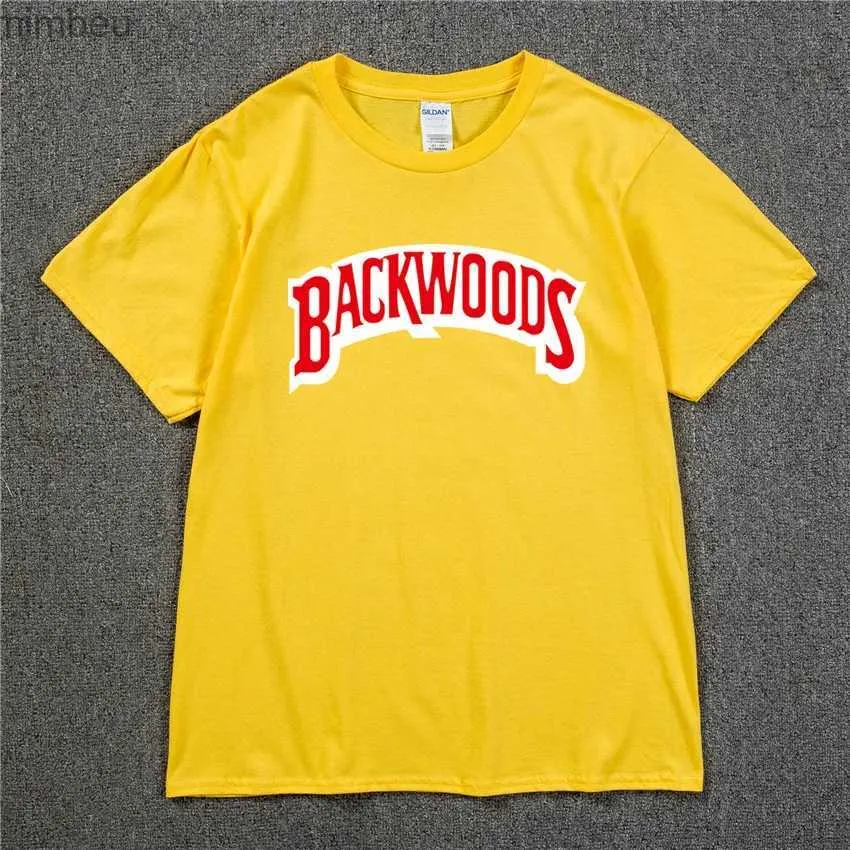 T-shirt da uomo BACKWOODS T-shirt 2022 Brand New Uomo T-shirt in cotone a maniche corte Moda Street Hip Hop Rock Streetwear Uomo Swag TshirtL240110