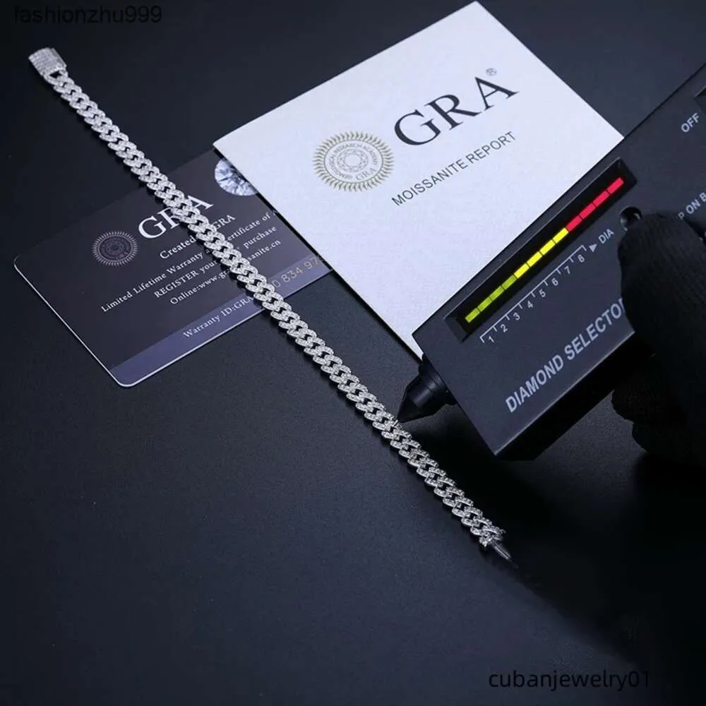 Designer Necklace Bracelet Hip Hop Rock Solid 925 Sterling Silver