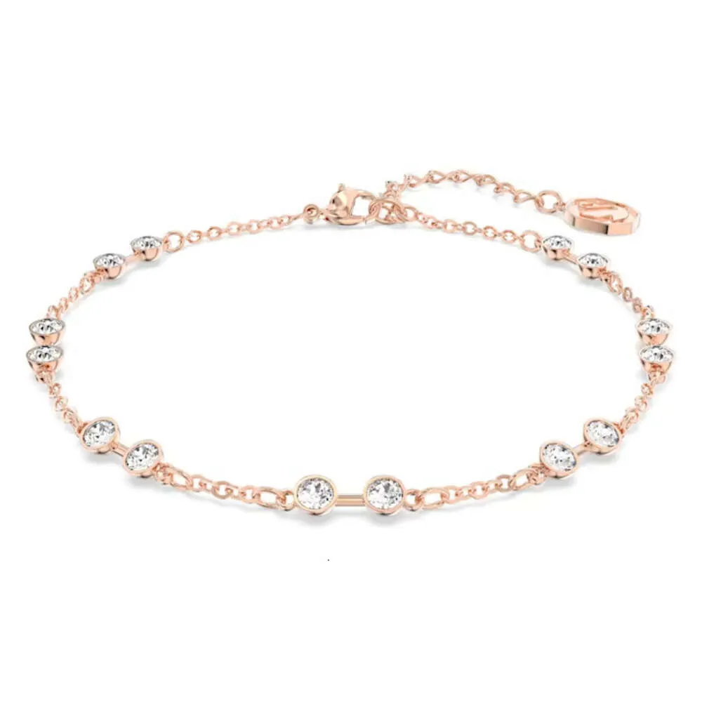 Swarovskis-Armband, Designer-Damen-Armreif, Top-Qualität, Remix-Armband für Damen, einfach und vielseitig, mit Elementkristall, exquisitem, glänzendem Modeschmuck