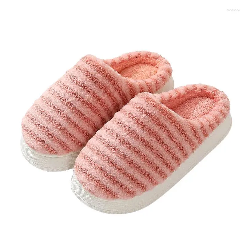 Slippers Shoes For Women Women's Home Slipper Men Platform Bedroom Comfortable Anti Slip And Warm Couple 2024 Pink Cute