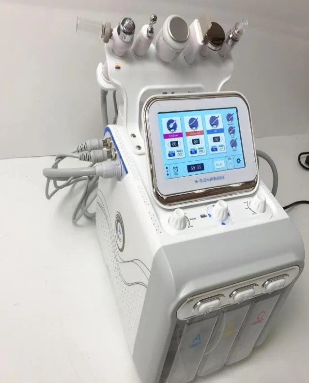 Маленькая пузырьковая машина для лица Hydrafacial Spa Уход за лицом Омоложение кожи Водный пилинг Очистка пор кожи лица Гидродермабразия H2O28064020