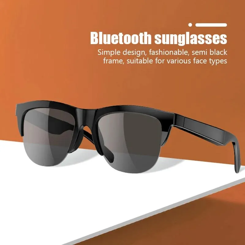 Zestaw słuchawkowy/zestaw słuchawkowy F06 Smart Bluetooth 5.3 okulary przeciwbluray stereo podwójny głośnik dotyk bezprzewodowy bluetooth sunglasse HiFi Jakość dźwięku na zewnątrz